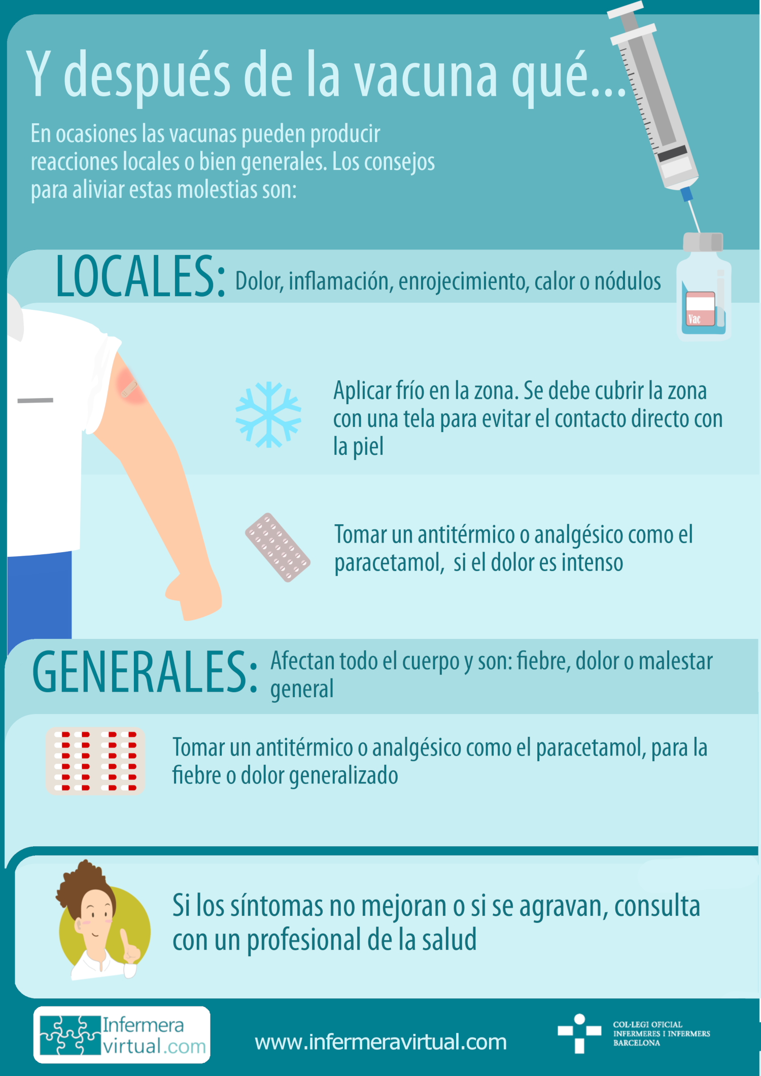 Infograf&iacute;a: consejos postvacunaci&oacute;n