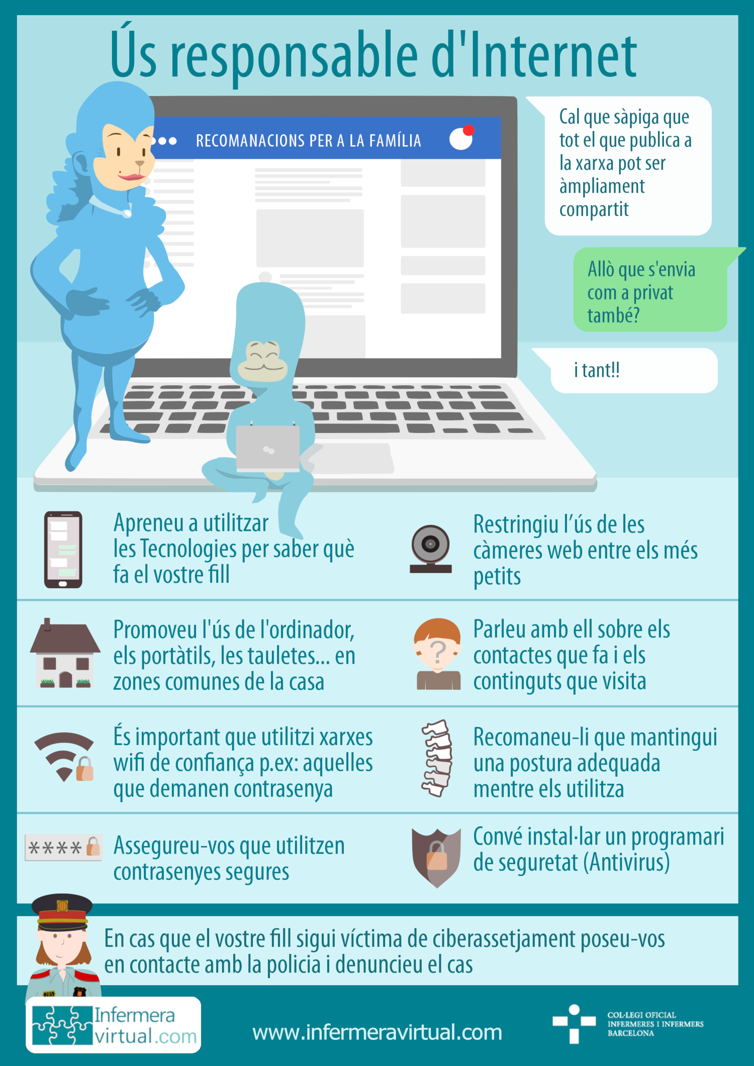 Infografia &Uacute;s responsalbe d'internet
