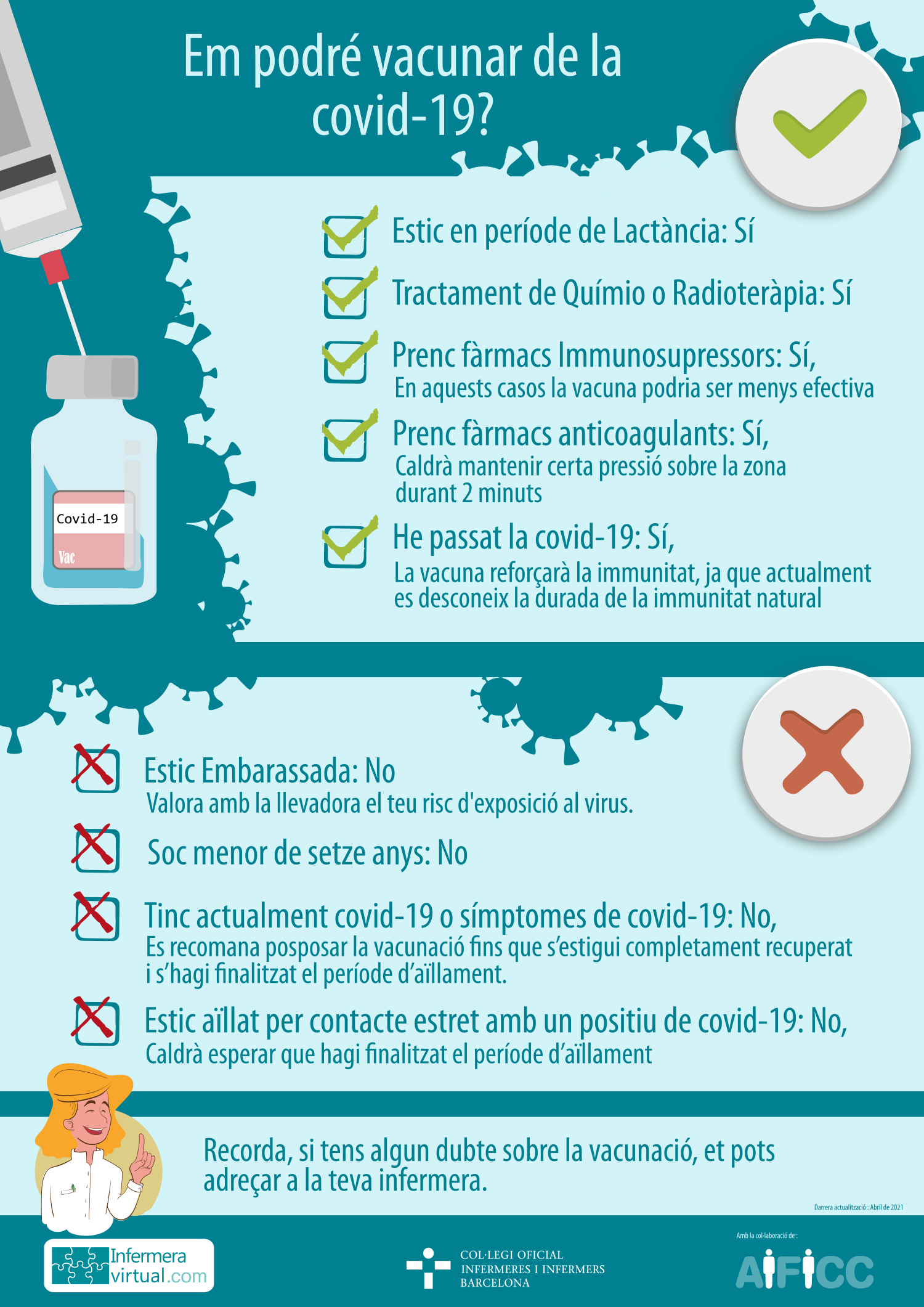 Em podr&eacute; vacunar de la covid-19