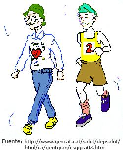 Ejercicio físico Personas caminando o corriendo ligeramente