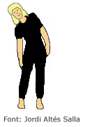 Exercici flexió lateral Exercici flexió lateral