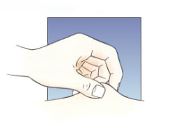 péssic cómo pellizcar para la inyección